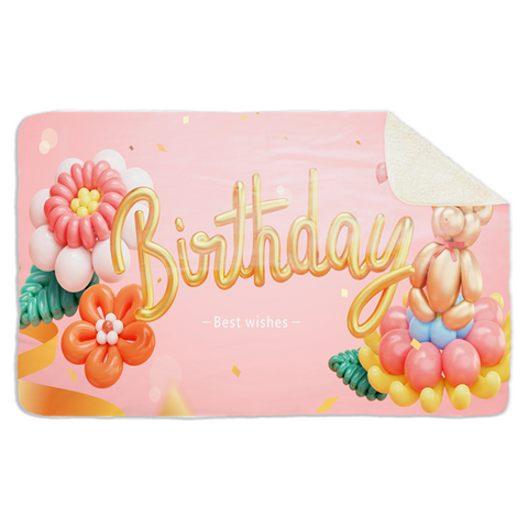 Fleecedeken Birthday