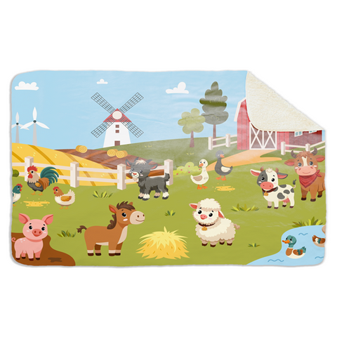 Fleecedeken Boerderij