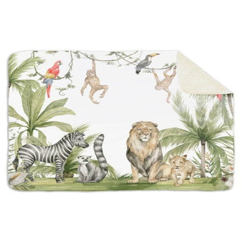 Fleecedeken Jungle Leeuw