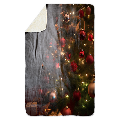 Fleecedeken Kerstboom