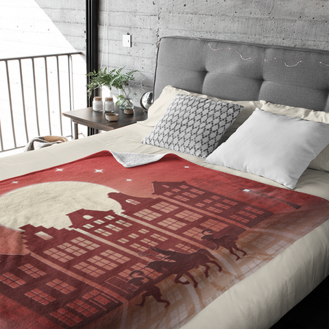 Fleecedeken Sinterklaas