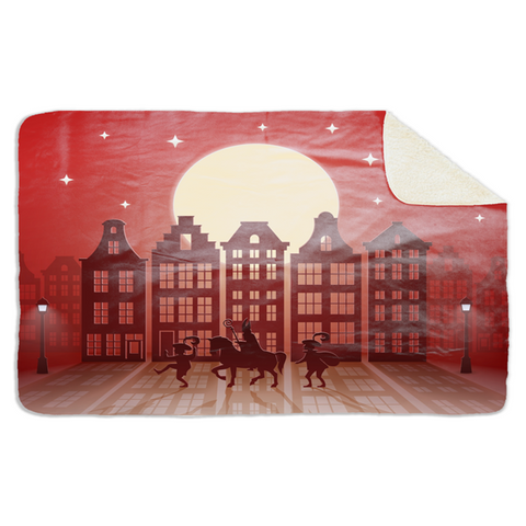Fleecedeken Sinterklaas