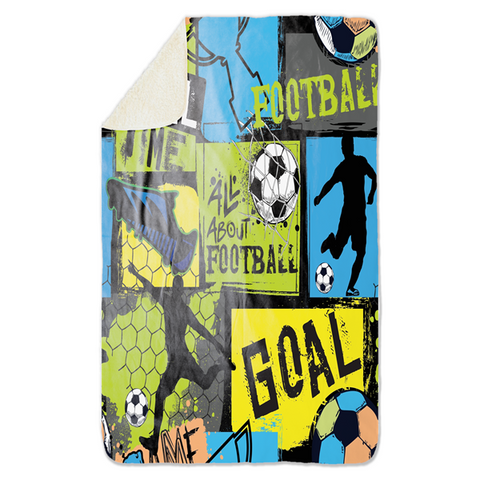 Fleecedeken Football