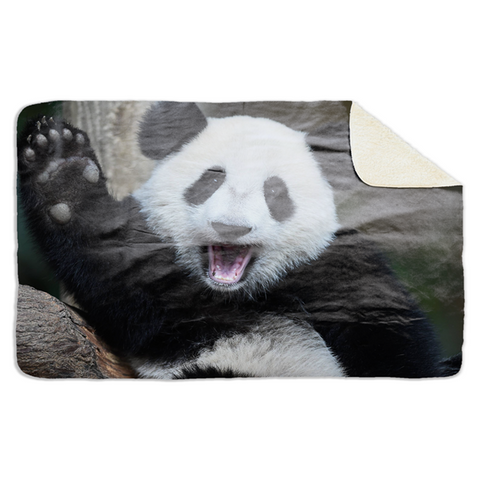 Fleecedeken Panda2