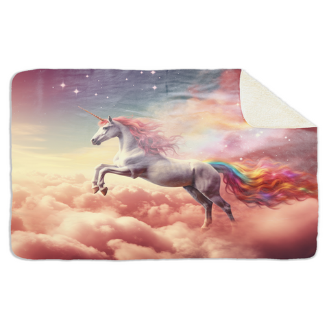 Fleecedeken Unicorn 2