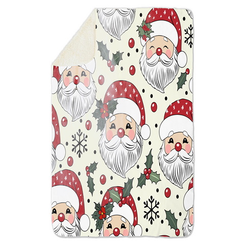 Fleecedeken Kerstman