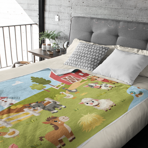 Fleecedeken Boerderij