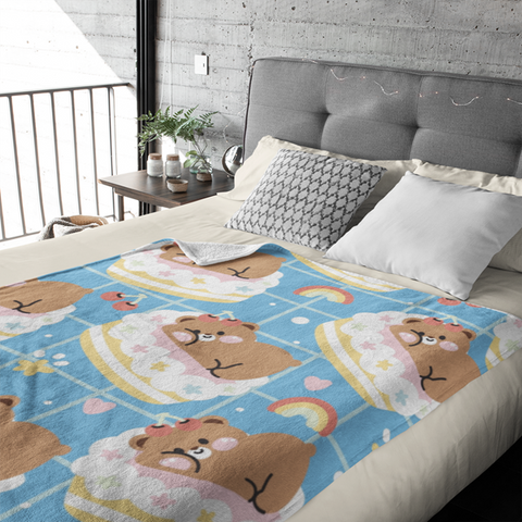 Fleecedeken Cute bear