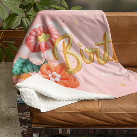 Fleecedeken Birthday