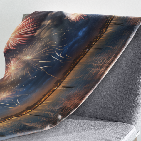 Fleecedeken Vuurwerk