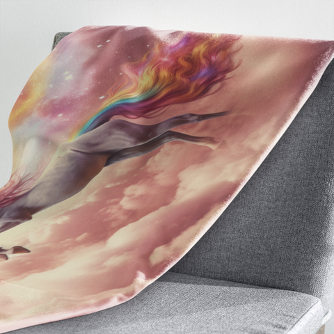 Fleecedeken Unicorn 2