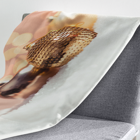 Fleecedeken Kerstbal2